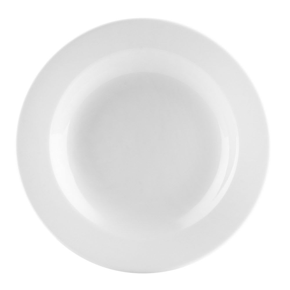 CAC 8 7/8" Round Universal Soup Bowl - Porcelain, Super White (UVS-3)