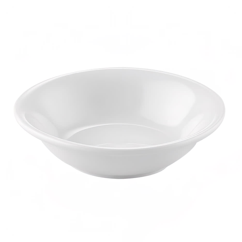 CAC 3 1/2 oz Round Universal Fruit Dish - Porcelain, Super White (UVS-32)