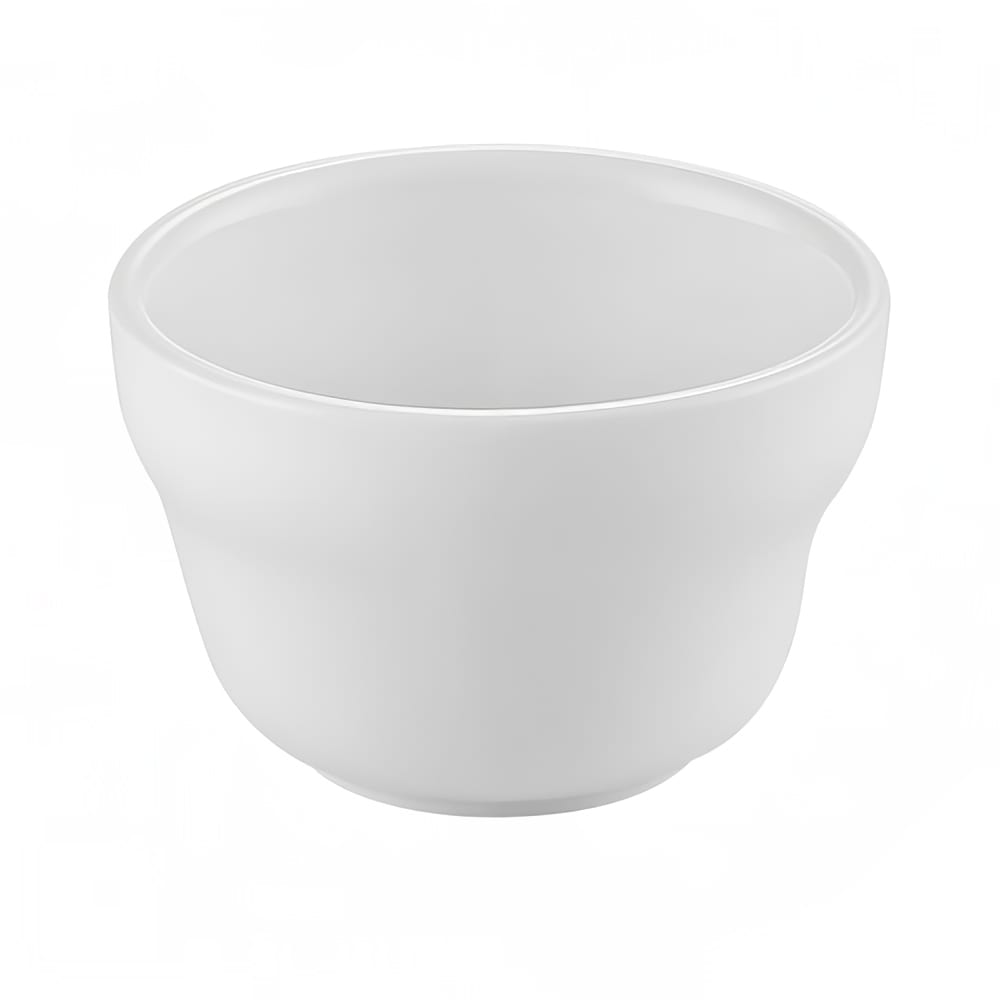 CAC 7 1/4 oz Round Universal Bouillon Cup - Porcelain, Super White (UVS-4)