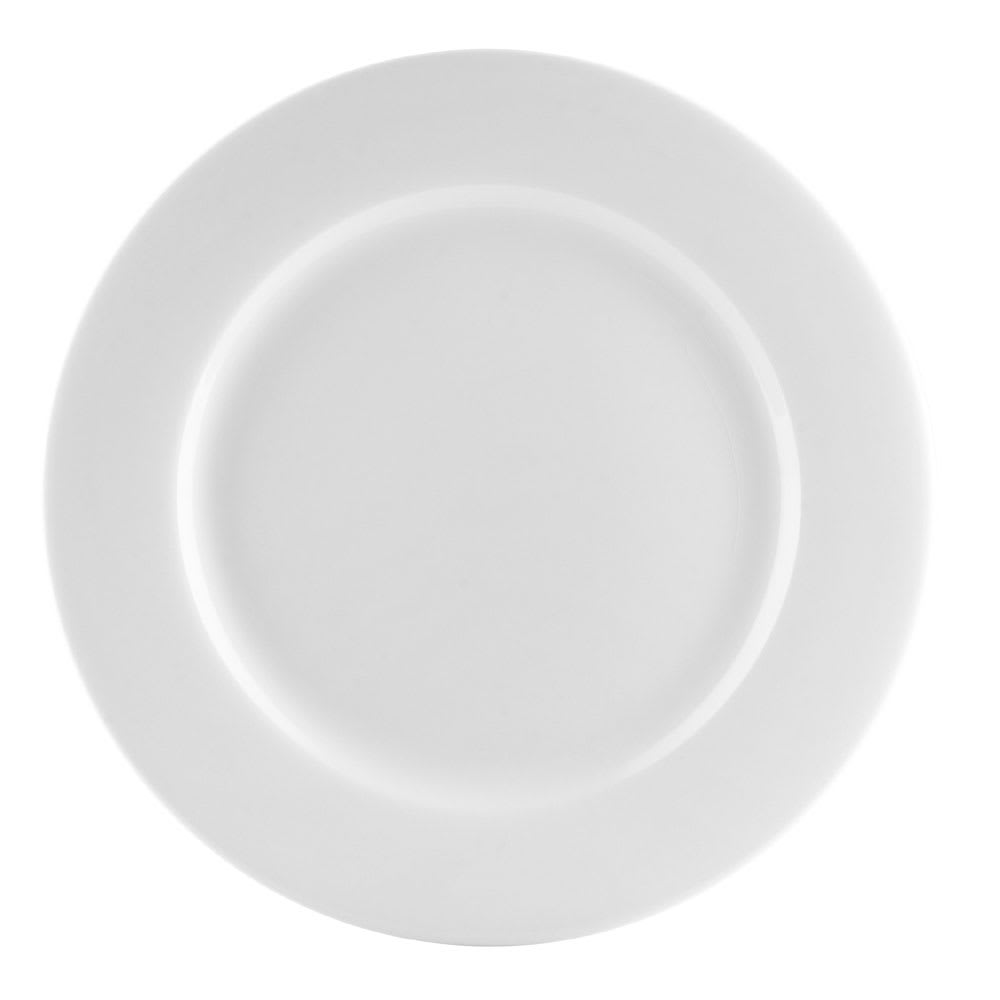 CAC 6 1/4" Round Universal Plate - Porcelain, Super White (UVS-6)