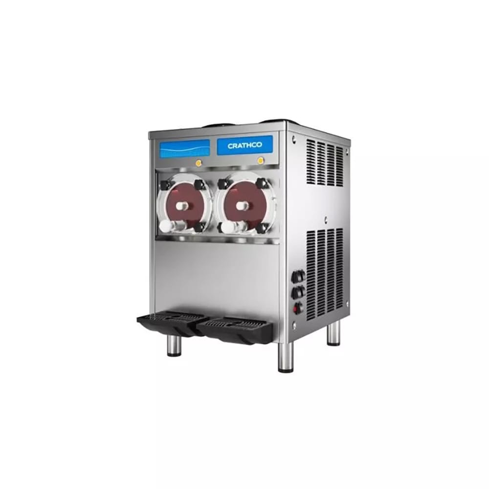 Crathco CR2502 21 1/4" Frozen Drink Machine w/ (2) 2 1/2 gal Bowls - 115v