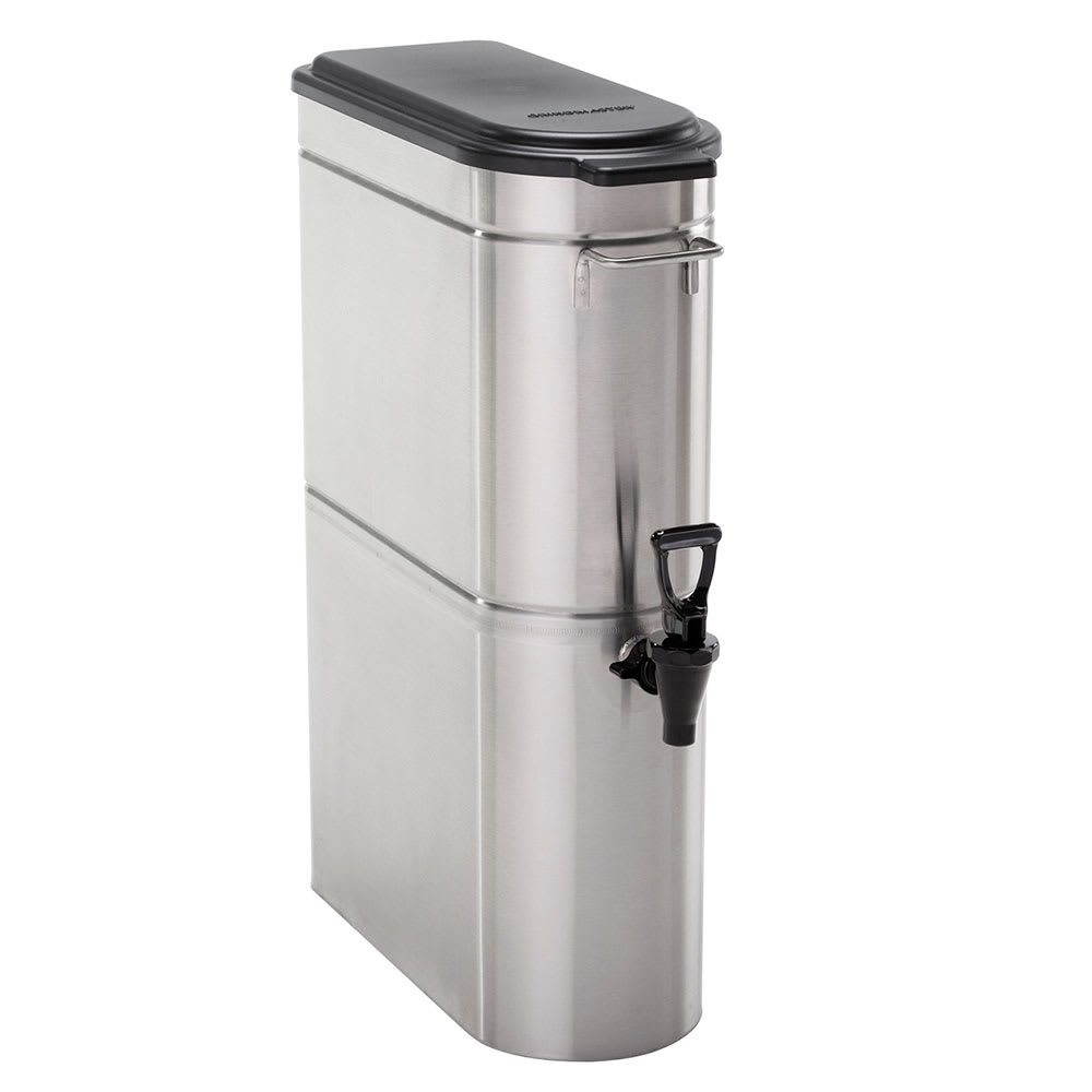 Grindmaster GTD3-FOT 3 gal Narrow Iced Tea Dispenser w/ Handles, Stainless Steel