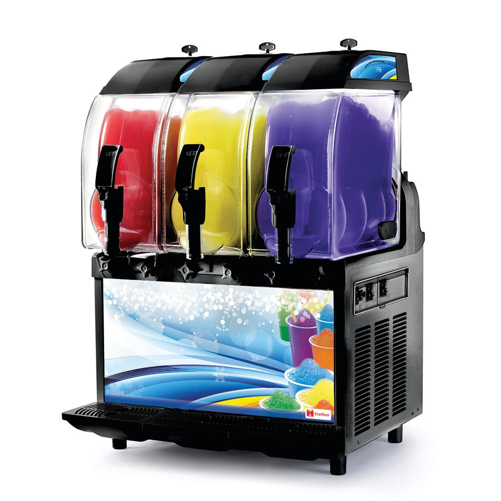 Crathco I-PRO 3E W/LIGHT 24" I-PRO Frozen Drink Machine w/ (3) 2 9/10 gal Bowls - 115v