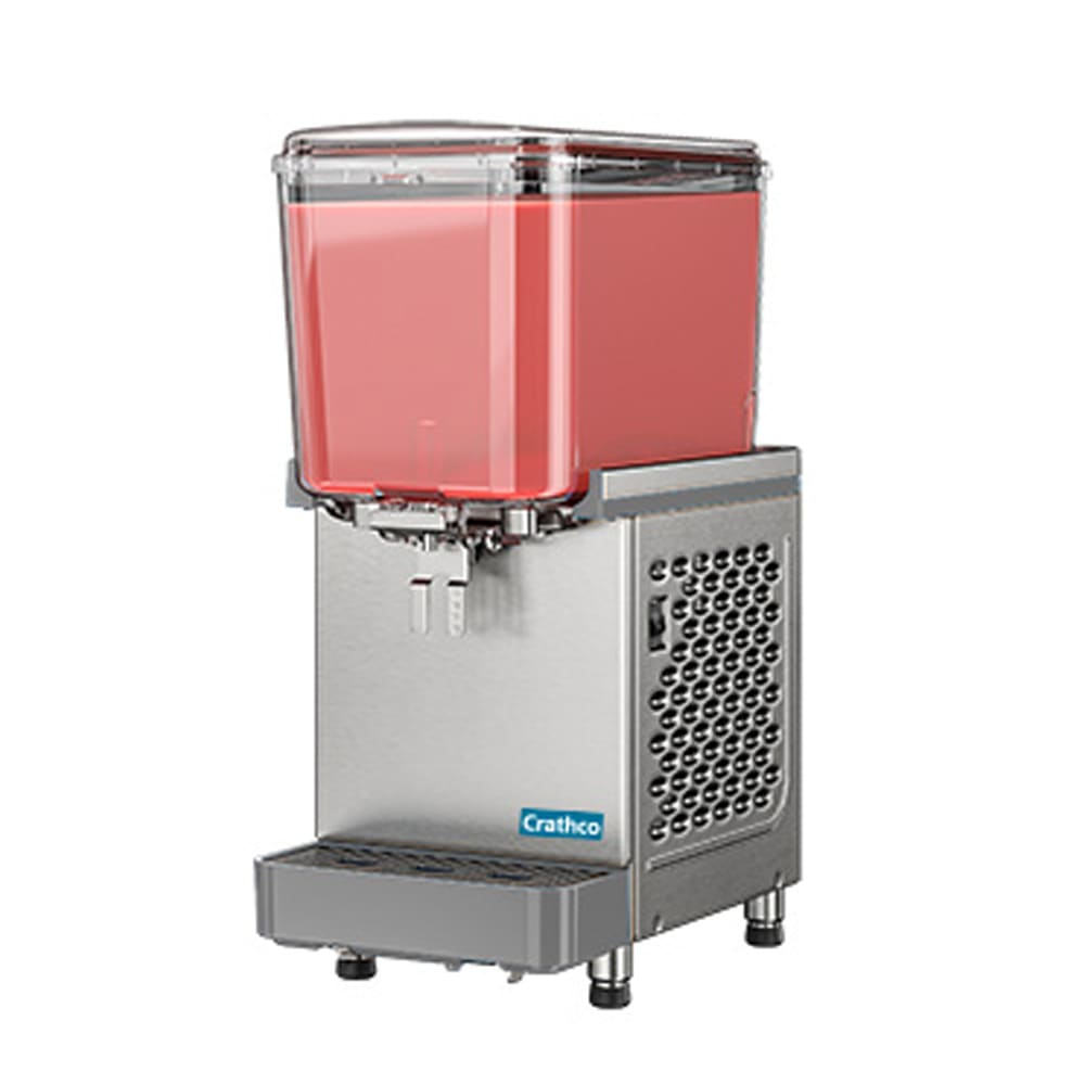 Crathco SR-15 Classic Pro™ Bubbler® Refrigerated Drink Dispenser w/ (1) 4 3/4 gal Bowl, Mixing, 120v