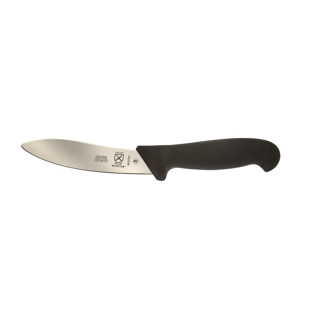 Mercer Culinary M13722 5" Lamb Skinning Knife w/ Black Textured Glass-Reinforced Nylon Handle, High-Carbon German Steel