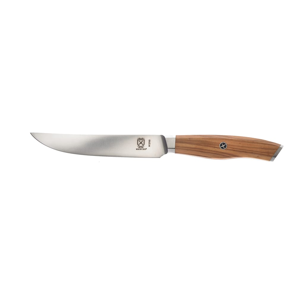 Mercer Culinary M13760B 5" Steak Knife - Stainless Steel w/ Olive Wood Handle