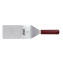 Mercer Culinary M18350 8" x 4" Turner w/ Red Nylon Handle, Stainless Steel thumbnail 2