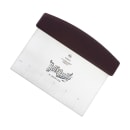 Mercer Culinary M18370 Dough Cutter/Scraper w/ Red Nylon Handle - 6" x 5", Stainless Steel thumbnail 2