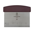 Mercer Culinary M18370 Dough Cutter/Scraper w/ Red Nylon Handle - 6" x 5", Stainless Steel thumbnail 3