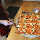 Mercer Culinary M18710PU 8" x 3" Perforated Turner w/ Purple Polypropylene Handle, High Carbon Japanese Steel thumbnail 2