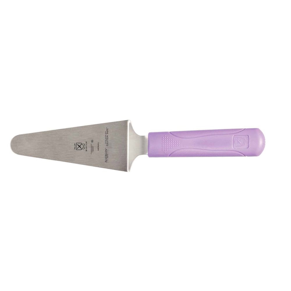 Mercer Culinary M18760PU 10 1/2" Pie Server w/ Purple Polypropylene Handle, High Carbon Japanese Steel