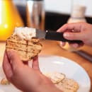 Mercer Culinary M18780 3 1/2" Sandwich Spreader w/ Black Polypropylene Handle, High Carbon Japanese Steel thumbnail 2