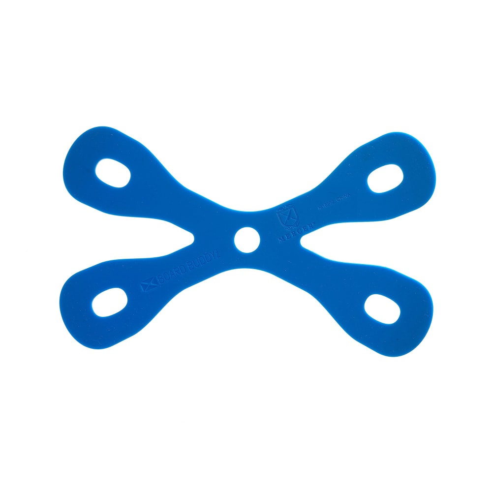 Mercer Culinary M18932 Cutting Board Holder - 8 7/8" x 5 1/8", Silicone, Blue