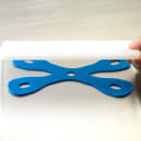 Mercer Culinary M18932 Cutting Board Holder - 8 7/8" x 5 1/8", Silicone, Blue thumbnail 5