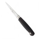 Mercer Culinary M20003 3 1/2" Paring Knife w/ Santoprene® Black Handle, Carbon Steel thumbnail 2