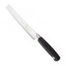Mercer Culinary M20907 7" Nakiri Vegetable Knife w/ Black Non-Slip Santoprene® Handle, High-Carbon German Steel thumbnail 2