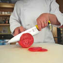 Mercer Culinary M22608YL 8" Chef's Knife w/ Yellow Santoprene®/Polypropylene Handle, High Carbon Japanese Steel thumbnail 2