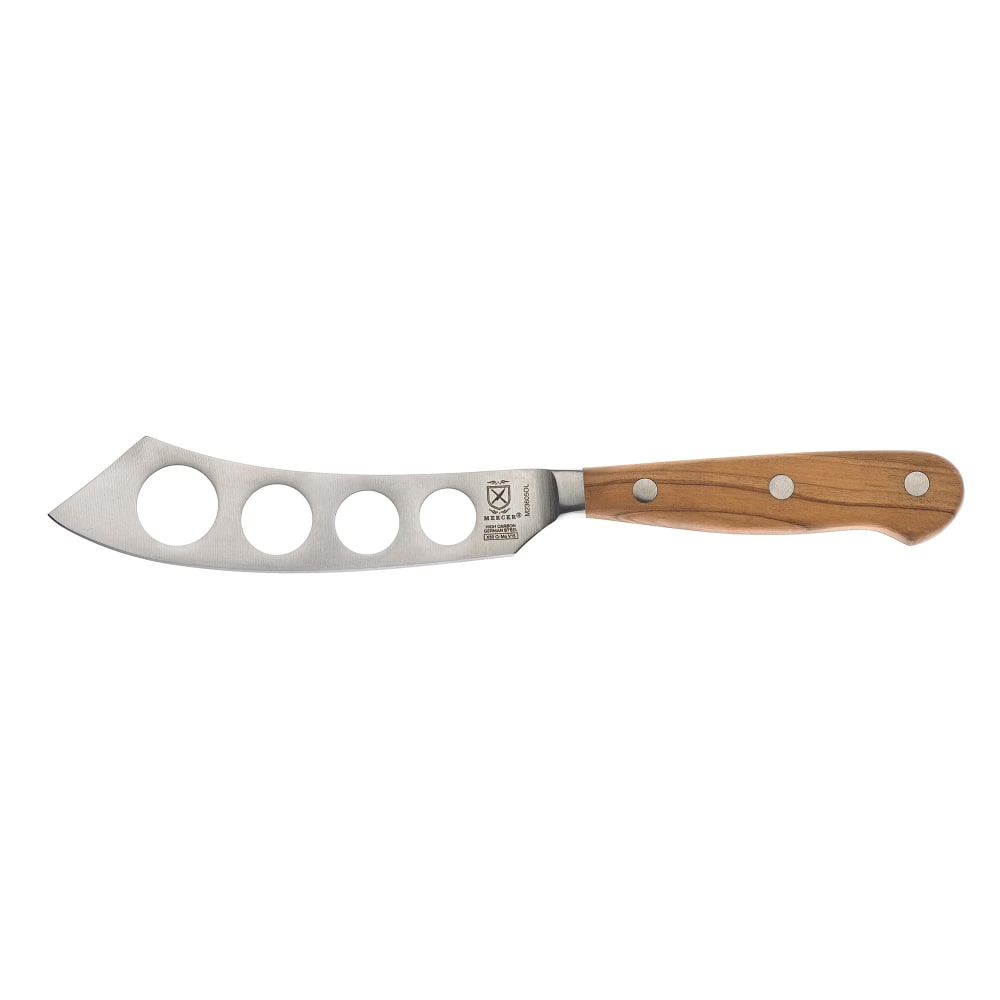 Mercer Culinary M23605OL 5" Soft Cheese Knife w/ Olive Wood Handle, High Carbon German Steel