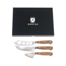 Mercer Culinary M23608OL 3 Piece Cheese Knife Set w/ Olive Wood Handle, High Carbon German Steel thumbnail 2
