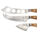 Mercer Culinary M23608OL 3 Piece Cheese Knife Set w/ Olive Wood Handle, High Carbon German Steel thumbnail 3