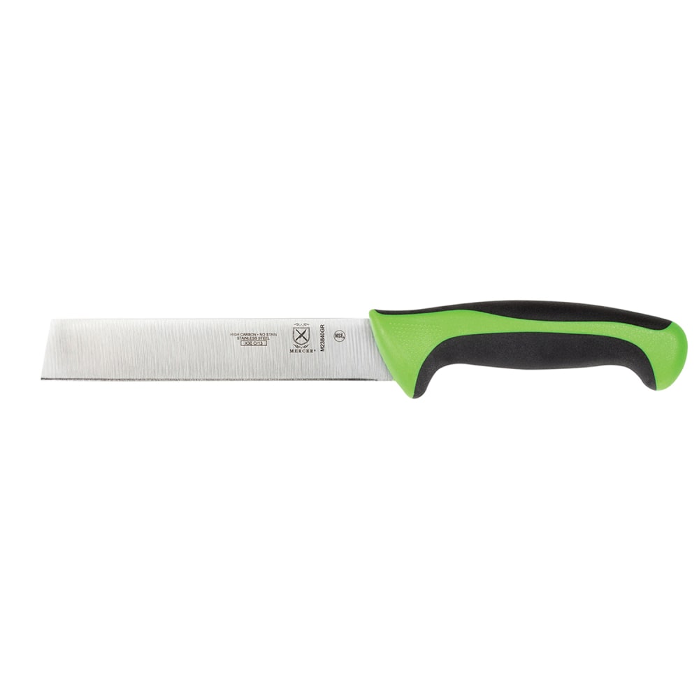 Mercer Culinary M23840 6" Produce Knife w/ Green Santoprene®/Polypropylene Handle, High Carbon Japanese Steel