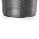 Barfly 28 oz & 18 oz Diamond Lattice Stainless Bar Cocktail Shaker Set, Black (M37200BK) thumbnail 4