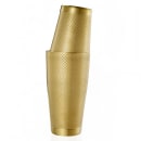 Barfly 28 oz & 18 oz Diamond Lattice Stainless Bar Cocktail Shaker Set, Gold (M37200GD) thumbnail 3