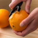 Mercer Culinary M33071BKB "Y" Peeler w/ Straight Edge, Ergonomic Polypropylene Handle, Black thumbnail 3