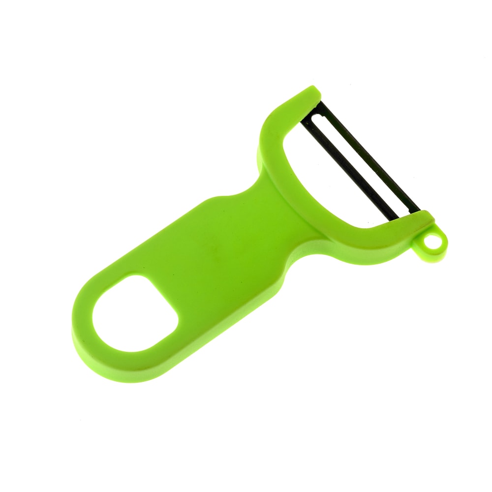 Mercer Culinary M33071GRB "Y" Peeler w/ Straight Edge, Ergonomic Polypropylene Handle, Green