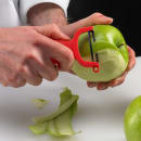 Mercer Culinary M33071RDB "Y" Peeler w/ Straight Edge, Ergonomic Polypropylene Handle, Red thumbnail 3