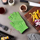 Mercer Culinary M33415GRS Small Cut Resistant Glove - Ultra High Molecular Polyethylene, Green w/ Red Cuff thumbnail 3