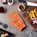 Mercer Culinary M33415ORM Medium Cut Resistant Glove - Ultra High Molecular Polyethylene, Orange w/ Green Cuff thumbnail 3