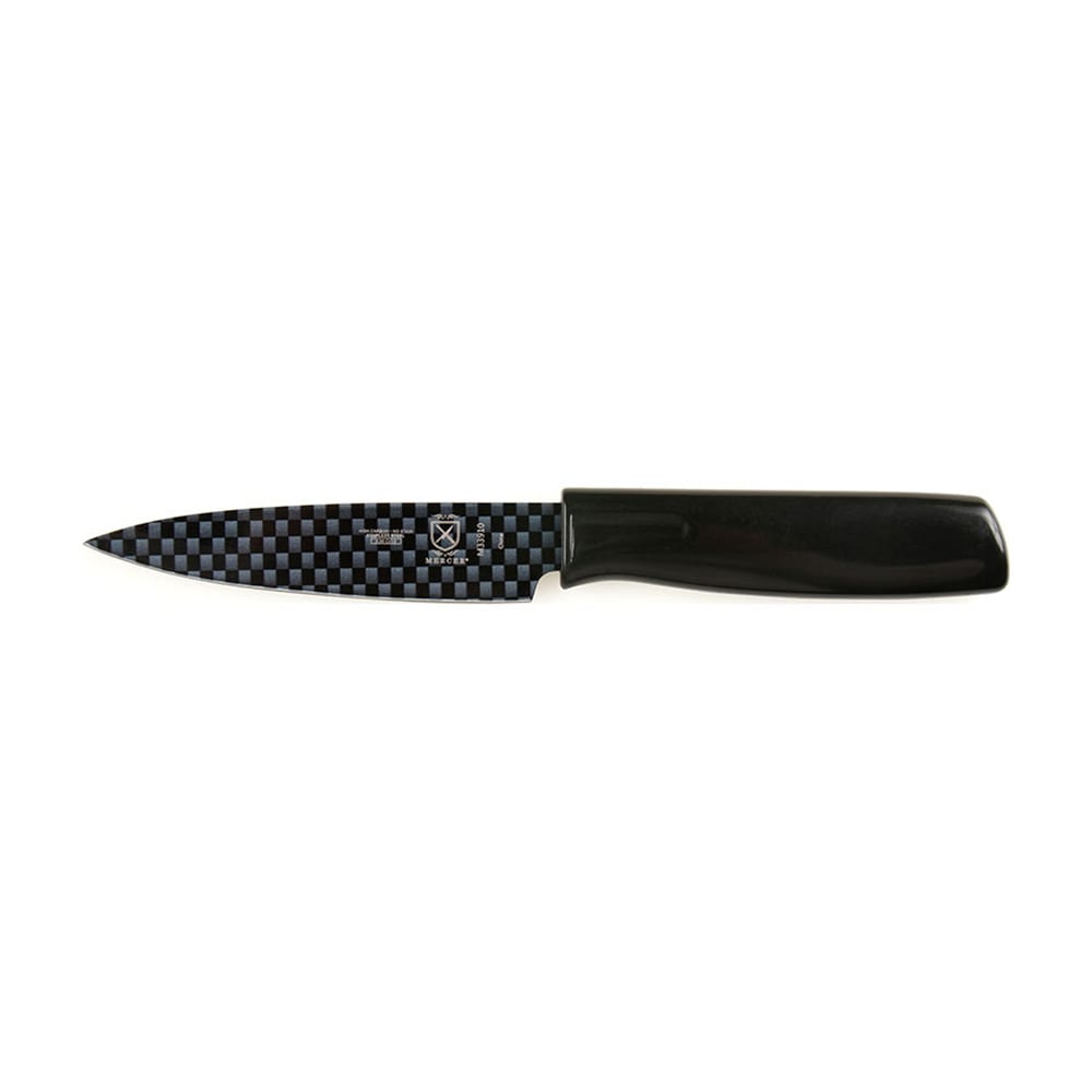Mercer Culinary M33910B 4" Paring Knife w/ Black ABS Handle, High Carbon Japanese Steel