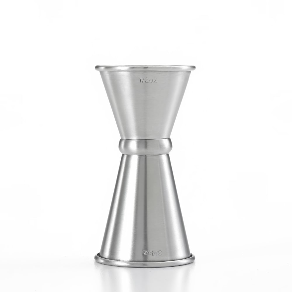 Barfly Double Japanese Style Jigger - 1/2 oz & 3/4 oz, Stainless (M37000)