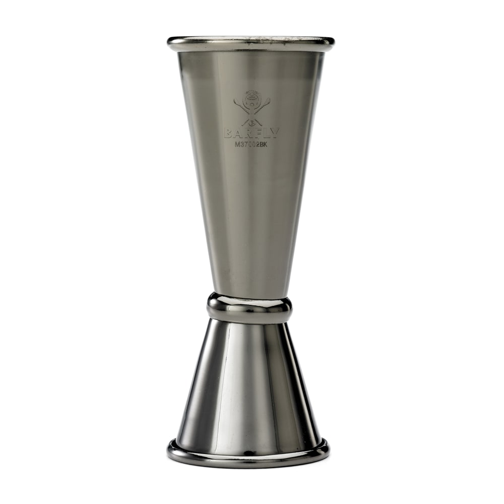 Barfly Double Japanese Style Jigger - 25 ml & 50 ml, Gun Metal Black (M37002BK)