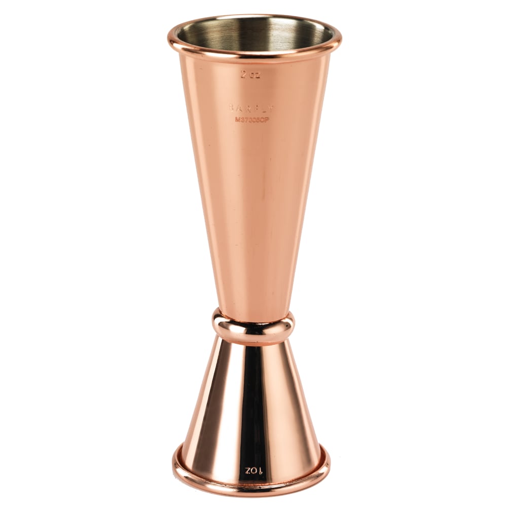 Barfly Double Japanese Style Jigger - 1 oz & 2 oz, Copper (M37005CP)