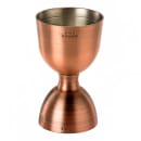 Barfly Double Jigger - 1 oz & 2 oz, Stainless Steel, Antique Copper Finish (M37006ACP) thumbnail 2