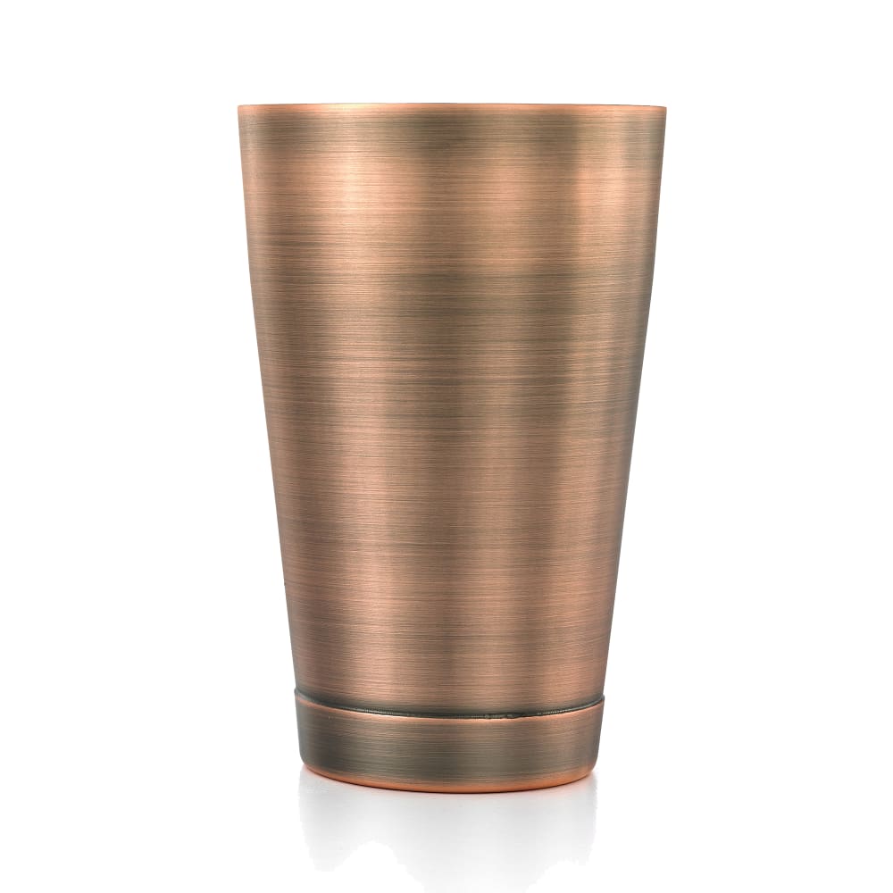Barfly 18 oz Stainless Bar Cocktail Shaker, Antique Copper (M37007ACP)