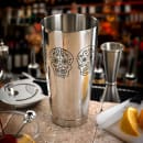 Barfly 28 oz Bar Cocktail Shaker w/ Etched Skulls, Mirror Finish (M37008SKU) thumbnail 4