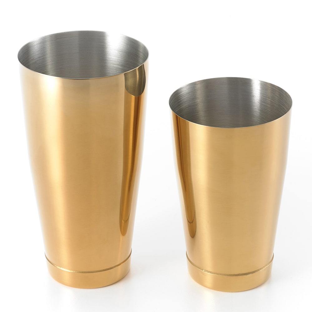 Barfly 28 oz & 18 oz Stainless Bar Cocktail Shaker Set, Gold (M37009GD)