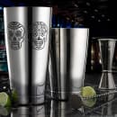 Barfly 2-Piece Cocktail Shaker Set w/ Etched Skulls, Mirror Finish (M37009SKU) thumbnail 4