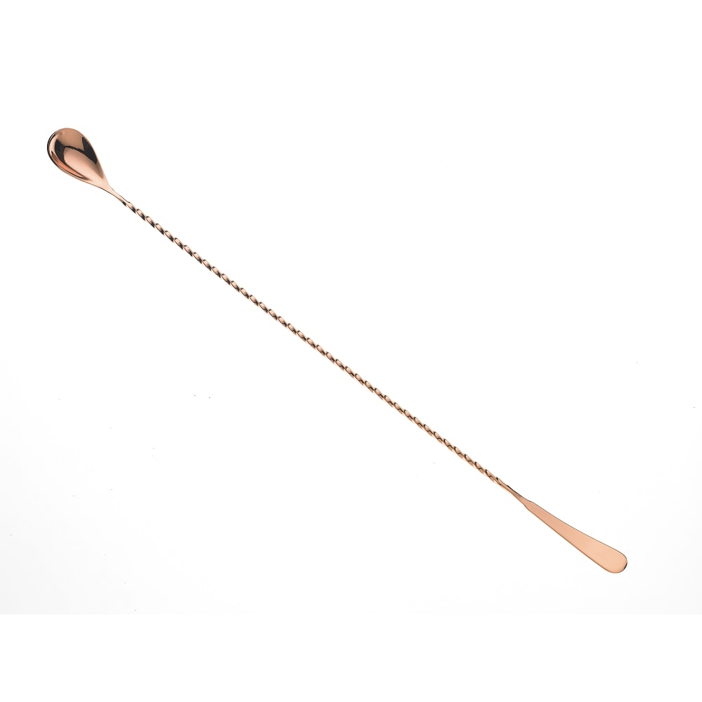 Barfly 17 1/8" Japanese Bar Spoon w/ Machined End, Copper (M37011CP)