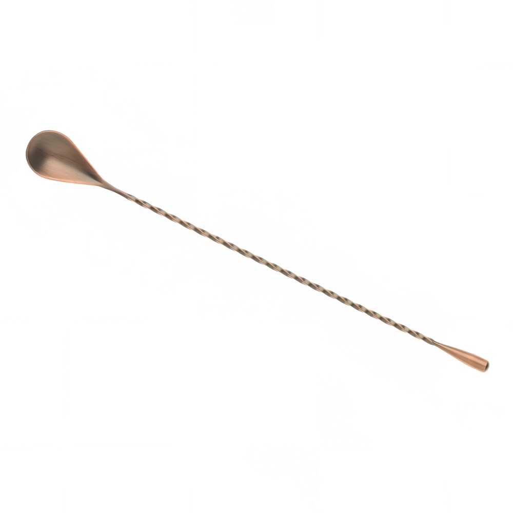 Barfly 11 13/16" Bar Spoon w/ Teardrop End, Antique Copper (M37012ACP)