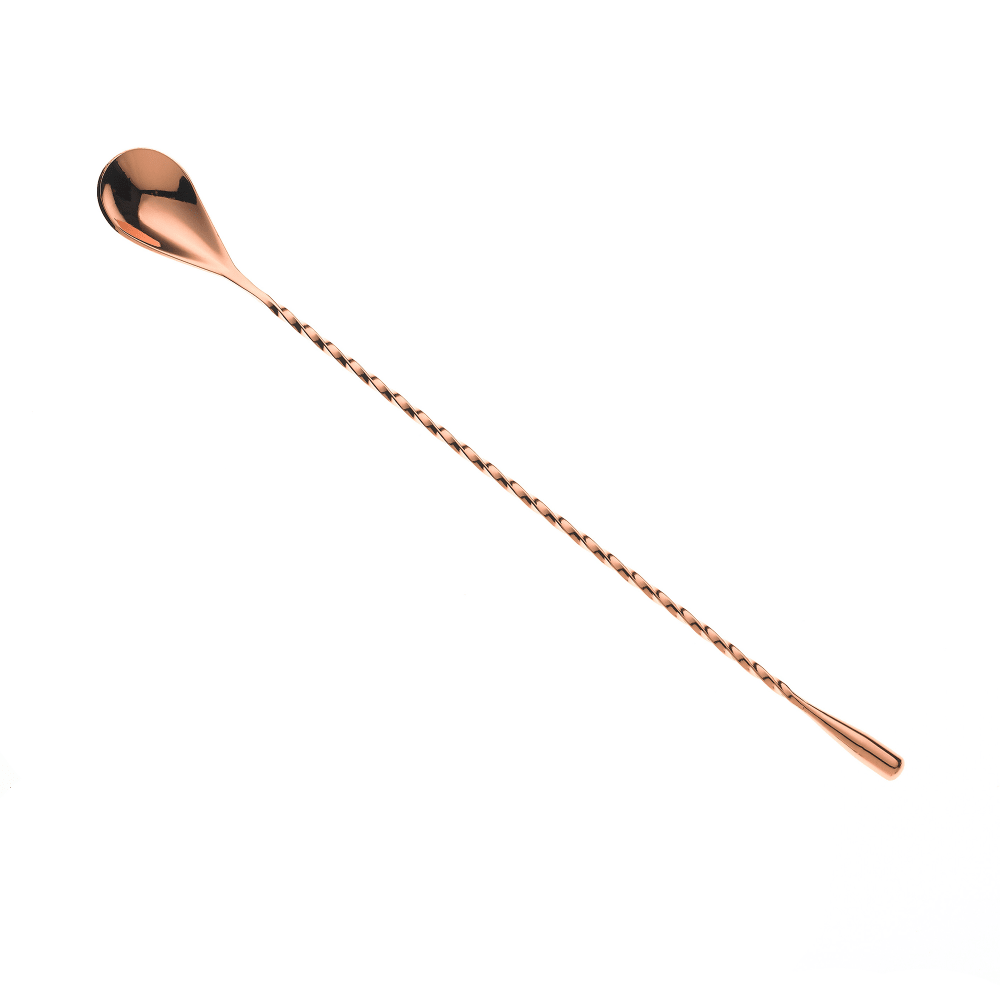 Barfly 11 13/16" Bar Spoon w/ Teardrop End, Copper (M37012CP)