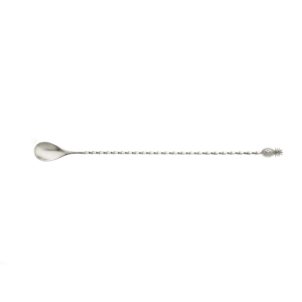 Barfly 13 1/4" Bar Spoon w/ Pineapple End, Stainless (M37012PIN)