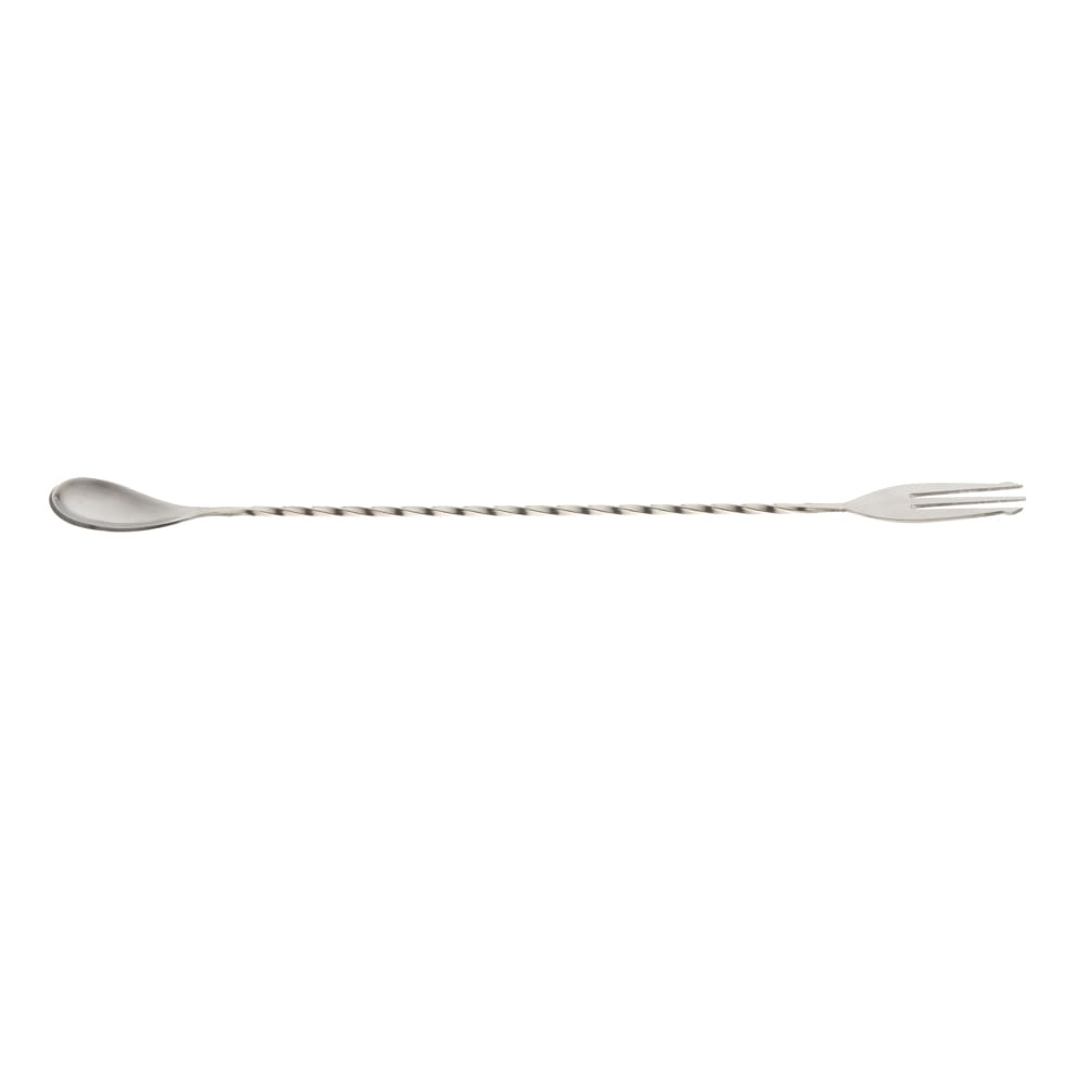 Barfly 12 3/8" Bar Spoon w/ Fork End, Stainless (M37015)