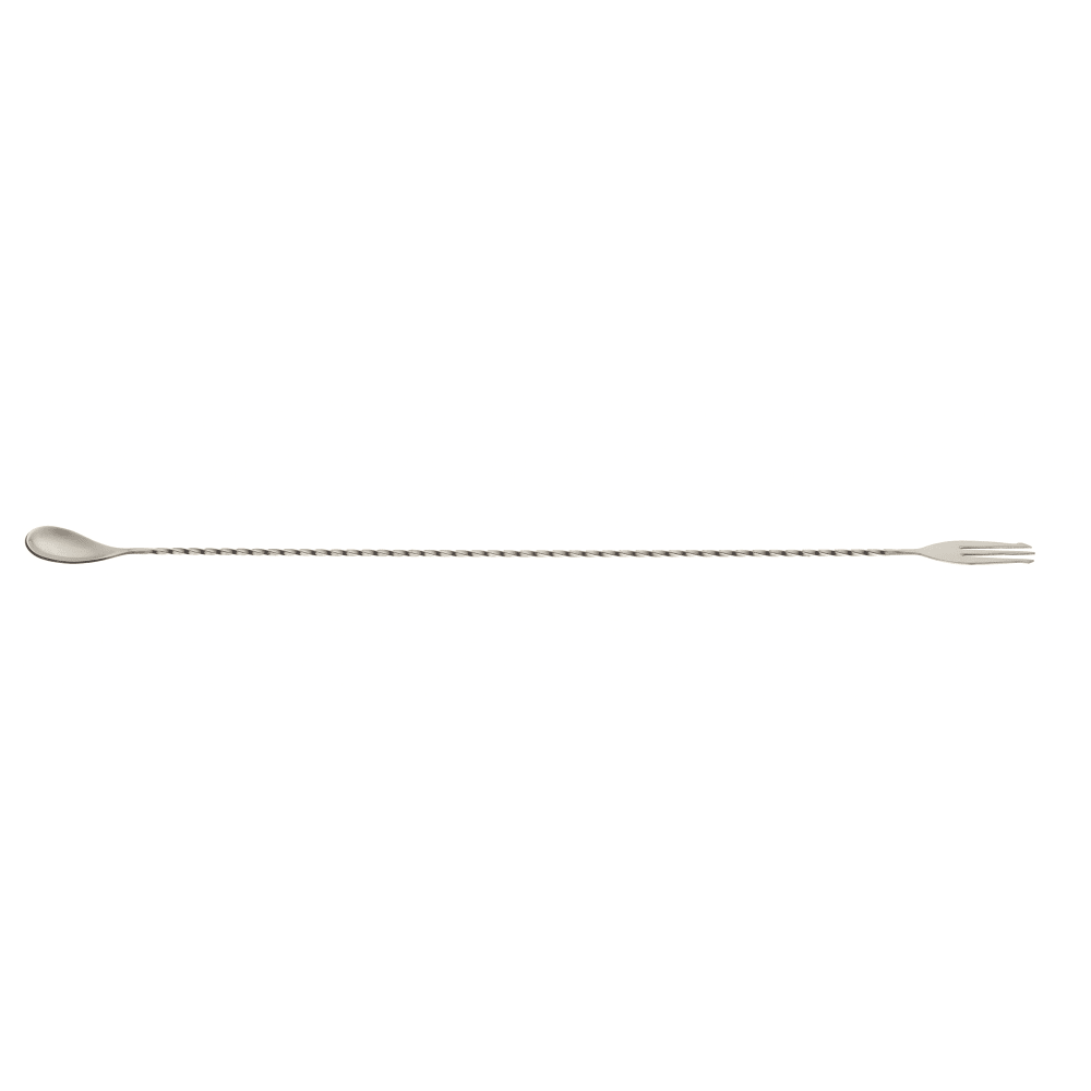 Barfly 19 5/8" Bar Spoon w/ Fork End, Stainless (M37017)