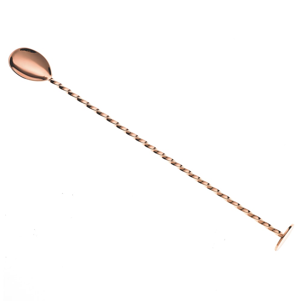 Barfly 11 13/16" Bar Spoon w/ Muddler End, Copper (M37018CP)