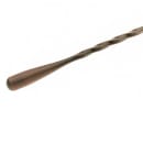Barfly 13 3/16" Double Teardrop End Cocktail Stirrer, Antique Copper (M37020ACP) thumbnail 2