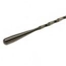 Barfly 13 3/16" Double Teardrop End Cocktail Stirrer, Gun Metal Black (M37020BK) thumbnail 2